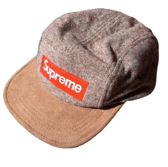 Supreme Other - Supreme Donegal Wool Suede Brim Red Box Logo Camp Cap FW11